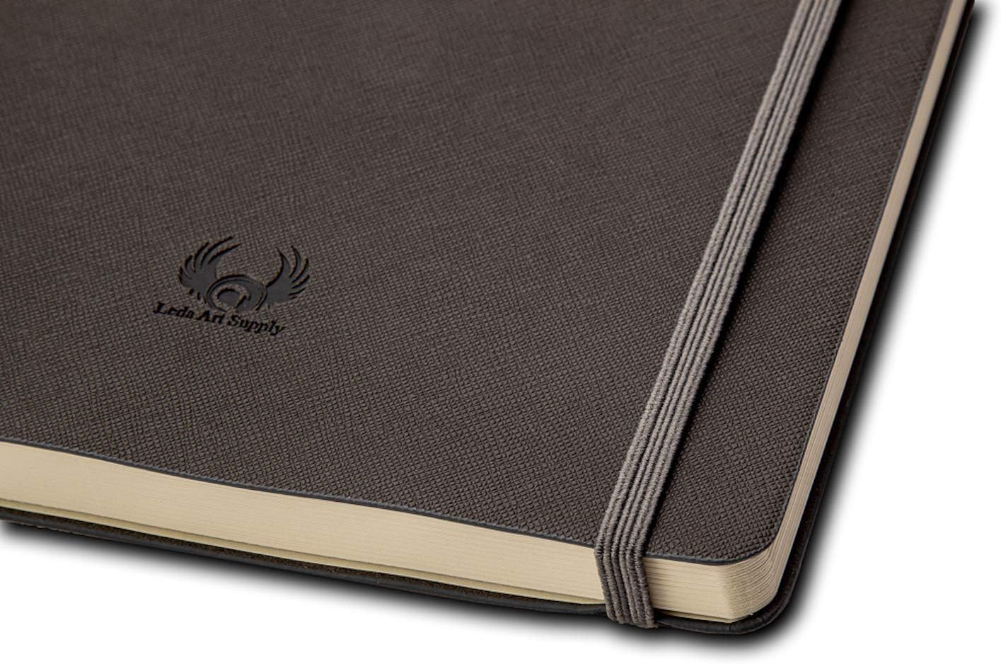 Softcover Sketch Book, A4 Sketchbook for Drawing, Lay Flat for Everyone, 160 Plain Pages Artist Journal Ideal for Ink, Water Color, Pen, Pencils, Size: Extra Large, Leda Art Supply