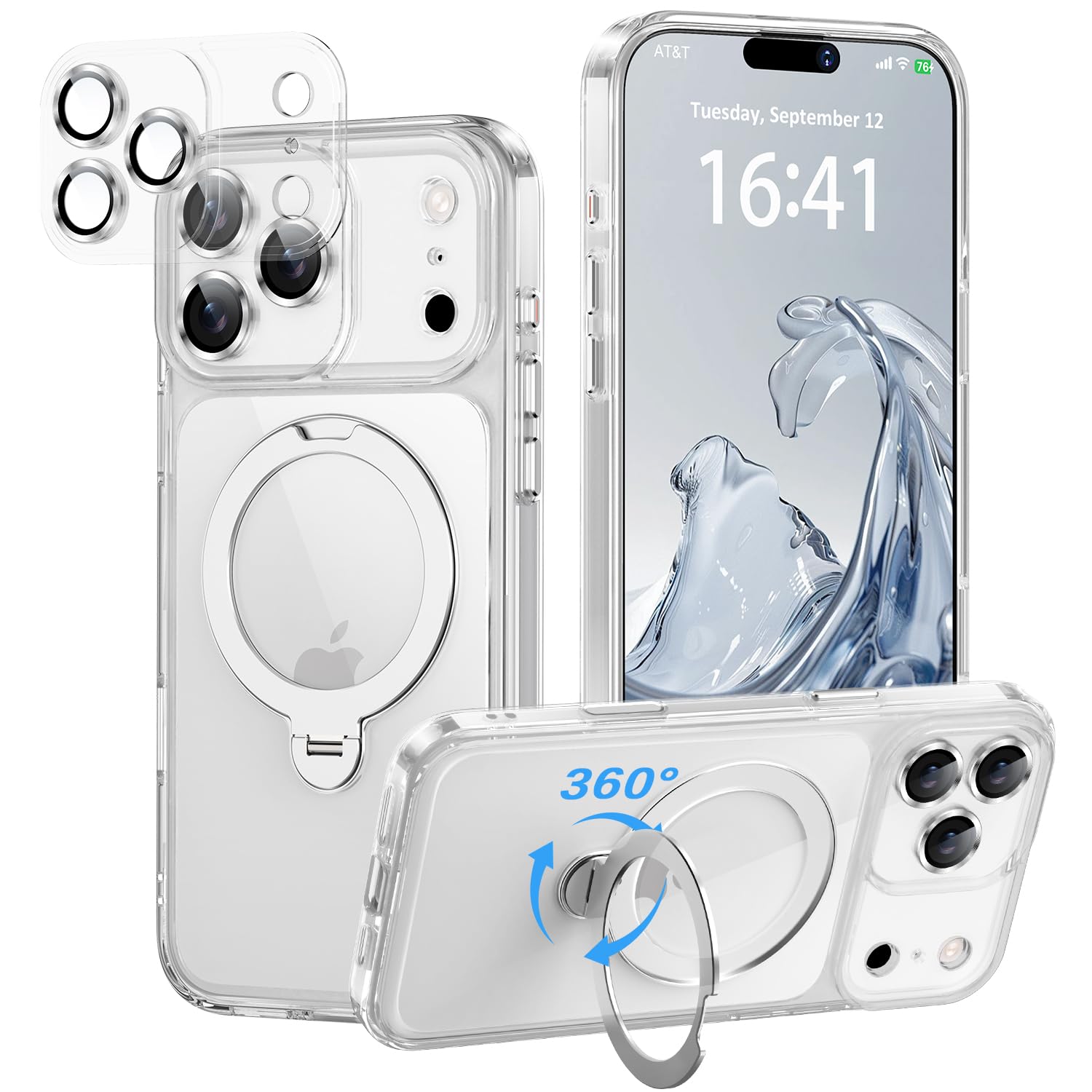 iPhone 17 Pro Max 用 ケース【極限の透明感と保護力】 4in1…
