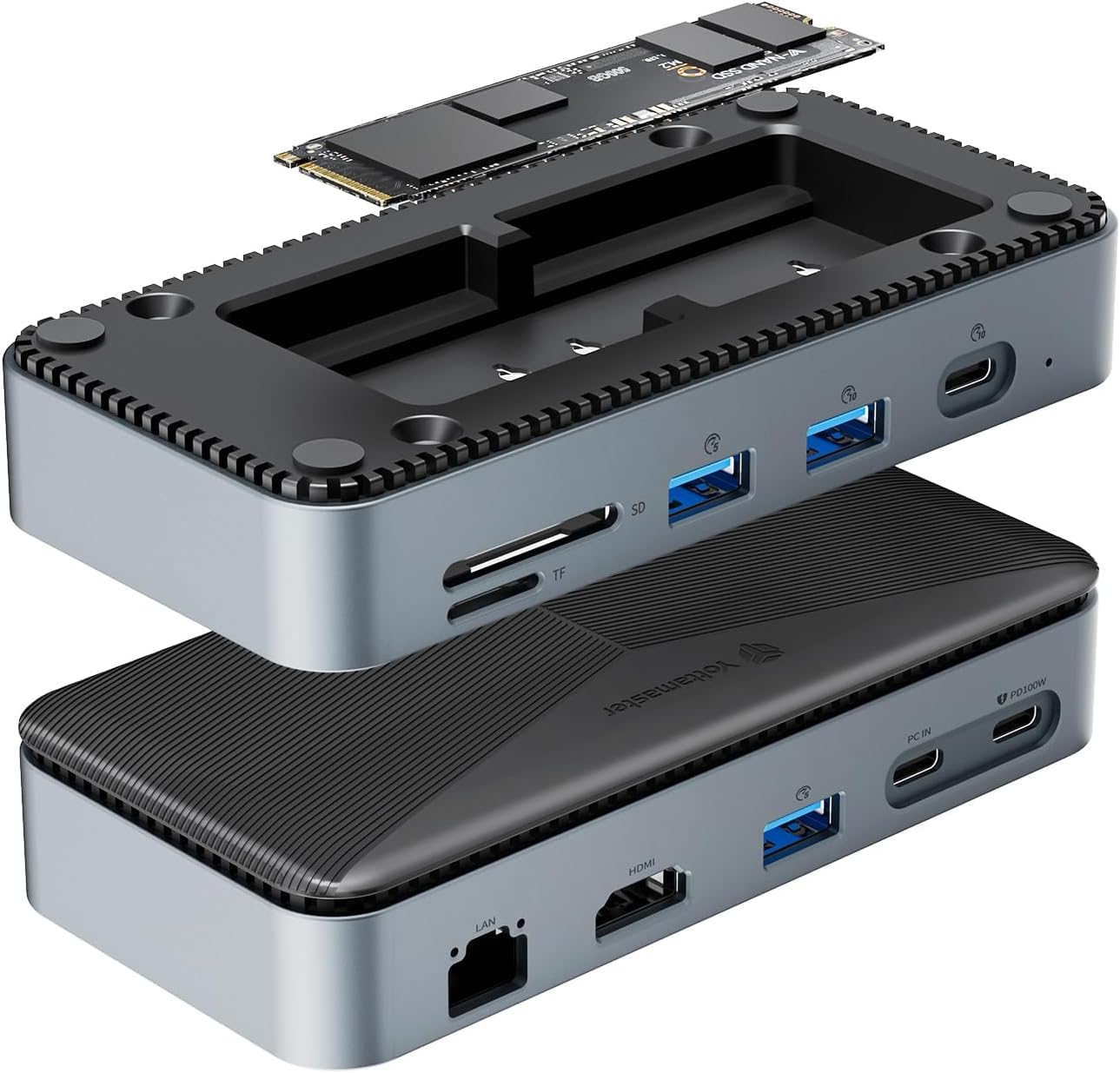 Yottamaster USB4 NVMe SSDエンクロージャー S03-C4 Yottamaster USB4 40Gps M.2 Nvme SSD Enclosure