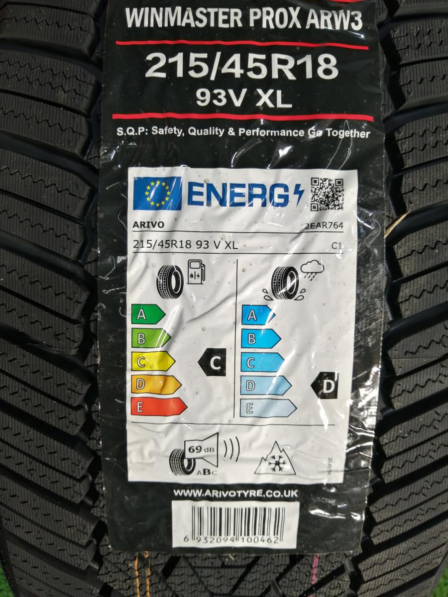 Amazon.co.jp: 215/45R18 93V XL ARIVO ARW3 スタッドレスタイヤ 4本 
