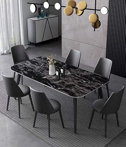 Miniatura 4 de Yancorp Papel tapiz negro de 24 x 120 pulgadas, papel tapiz autoadhesivo para encimera de mármol, 24 x 120 pulgadas (24 x 120 pulgadas)