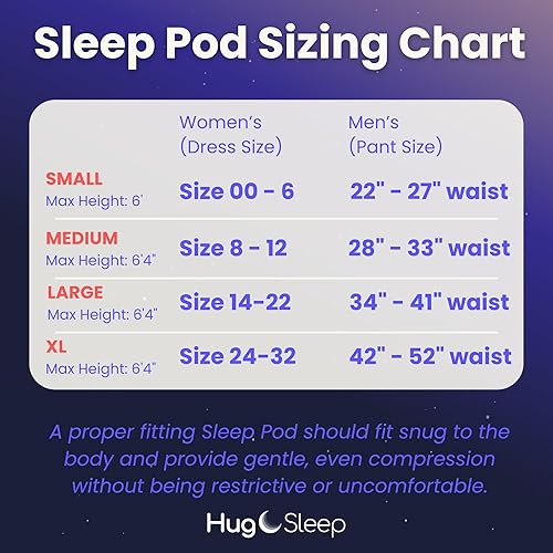 Miniatura 2 de Hug Sleep - Sleep Pod Move - Manta de compresión sensorial refrescante portátil - Shark Tank Partner - Lavable a máquina - Alternativa a manta