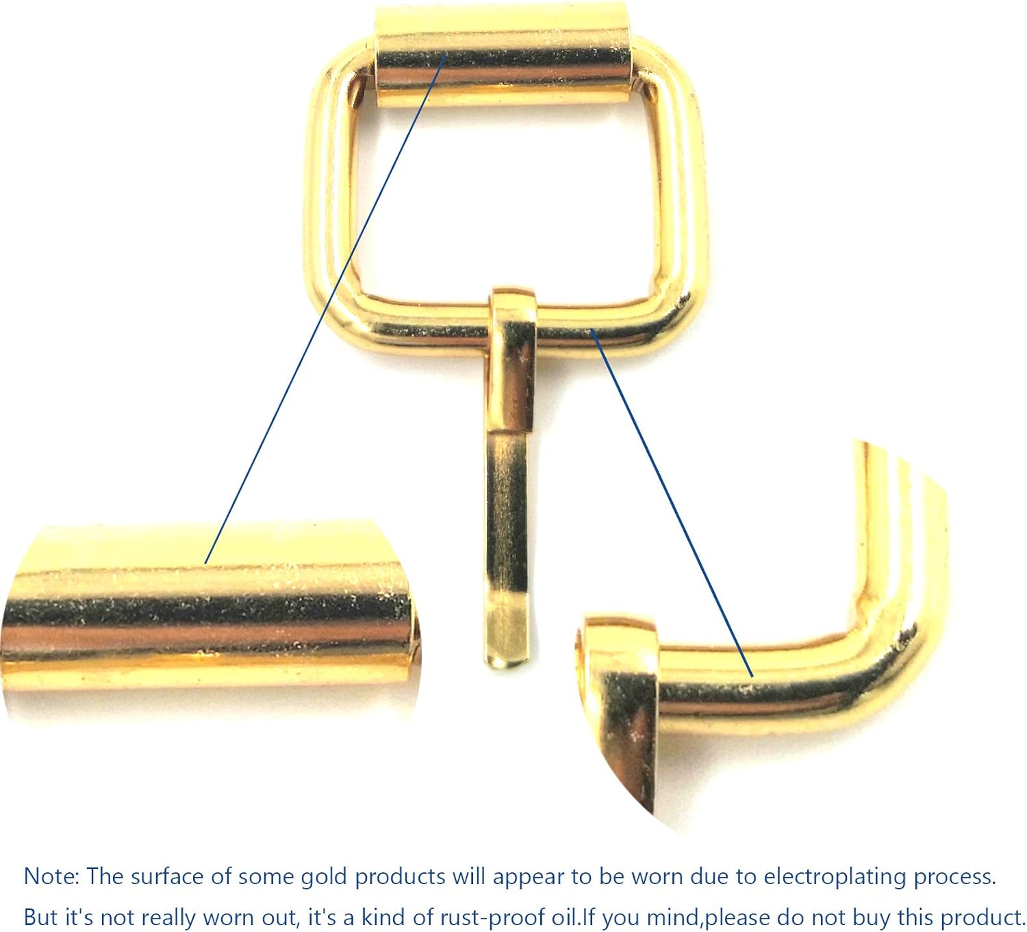 Assorted Multi-Purpose Metal Roller Buckles Belts Hardware Pin Buckle for Bags Leather Belt - Image 5