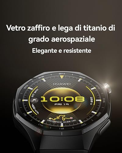 HUAWEI WATCH GT 6 Pro GPS 46mm Smartwatch GPS AMOLED Nero - 5