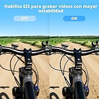 Vista 3 de Cámara de acción Akaso Brave 4 4K 20MPcon Wifi, sensor Sony Ultra HD con EIS 100 pies, sumergible, impermeable, con 2 baterías y kit de accesorios