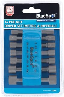Blue Spot 14109 BlueSpot 14Pcs Nut Driver Set (Metric and Imperial)