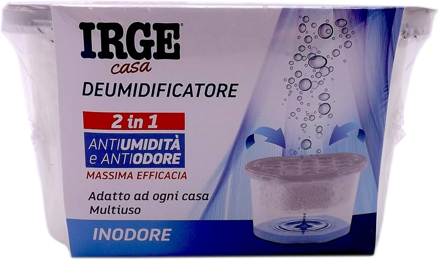 Deumidificatore Bagno SET 6 Vaschette 400 Ml Assorbi Umidità Profumate VANIGLIA Anti Odore Deumidificatore Sali Per Bagno Cucina Camper Caravan Roulotte Ripostiglio Dispensa Armadio Cosa Mettere Negli Armadi
