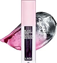 ELROEL Blanc Essential Lip Oil - 50HR Moisturizing, Hydrating & Color Changing Korean Tinted Lip Oil Gloss Makeup with 6 Plant Extracts - Lightweight, Non-Sticky Finish 0.15 fl oz (#05 Blackberry)