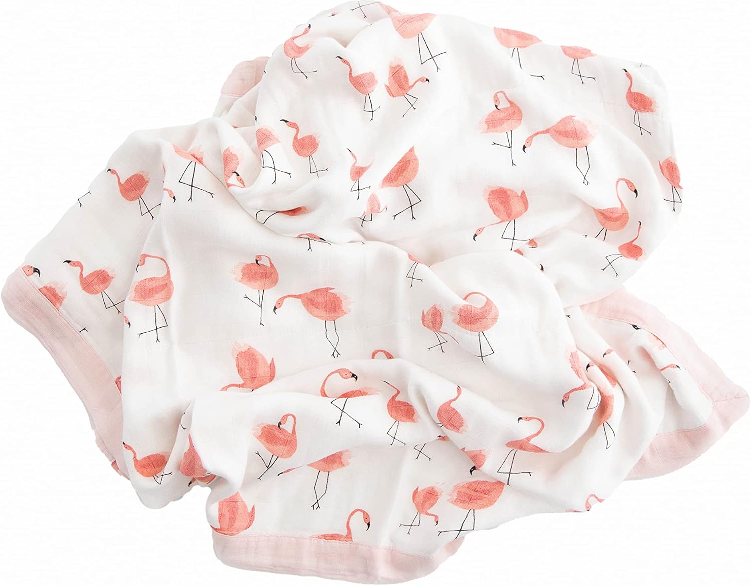 Little Unicorn Deluxe Muslin Quilt | 100% Rayon Muslin from Bamboo | Babies and Toddlers | Small 30 x 40 (Pink Ladies)