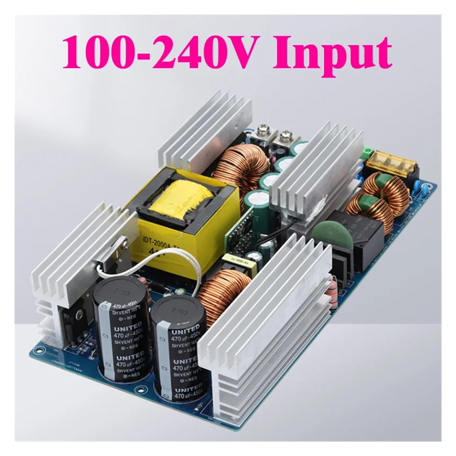 Zasilacz impulsowy 1/2/3 kW z PFC AC na DC