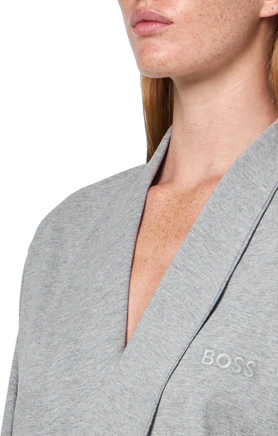 BOSS Men's Shawl Collar Cotton Robe