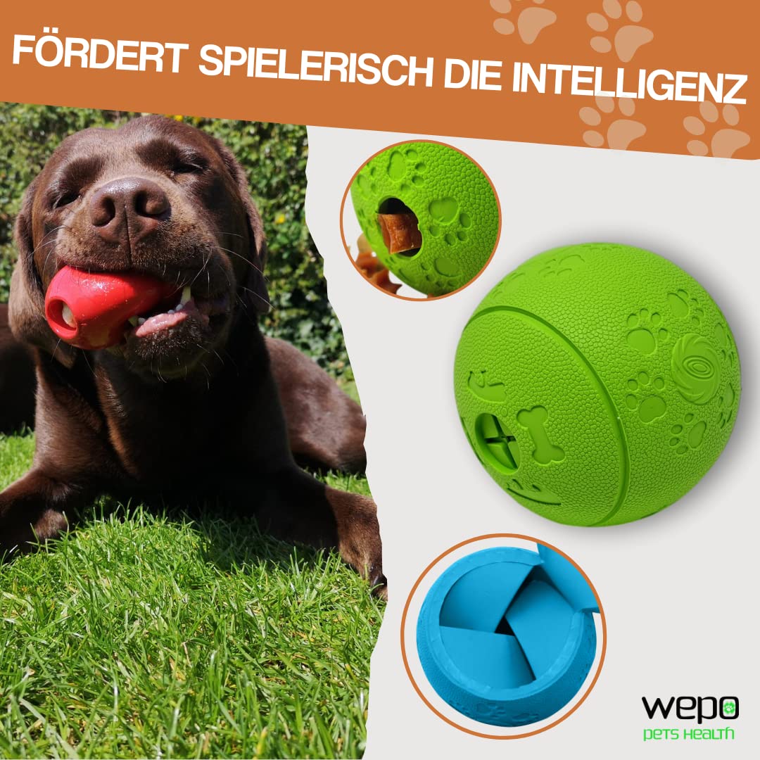 Intelligentes Hundespielzeug - Futterball Mit Einstellbaren Löchern Für Geistige Beschäftigung