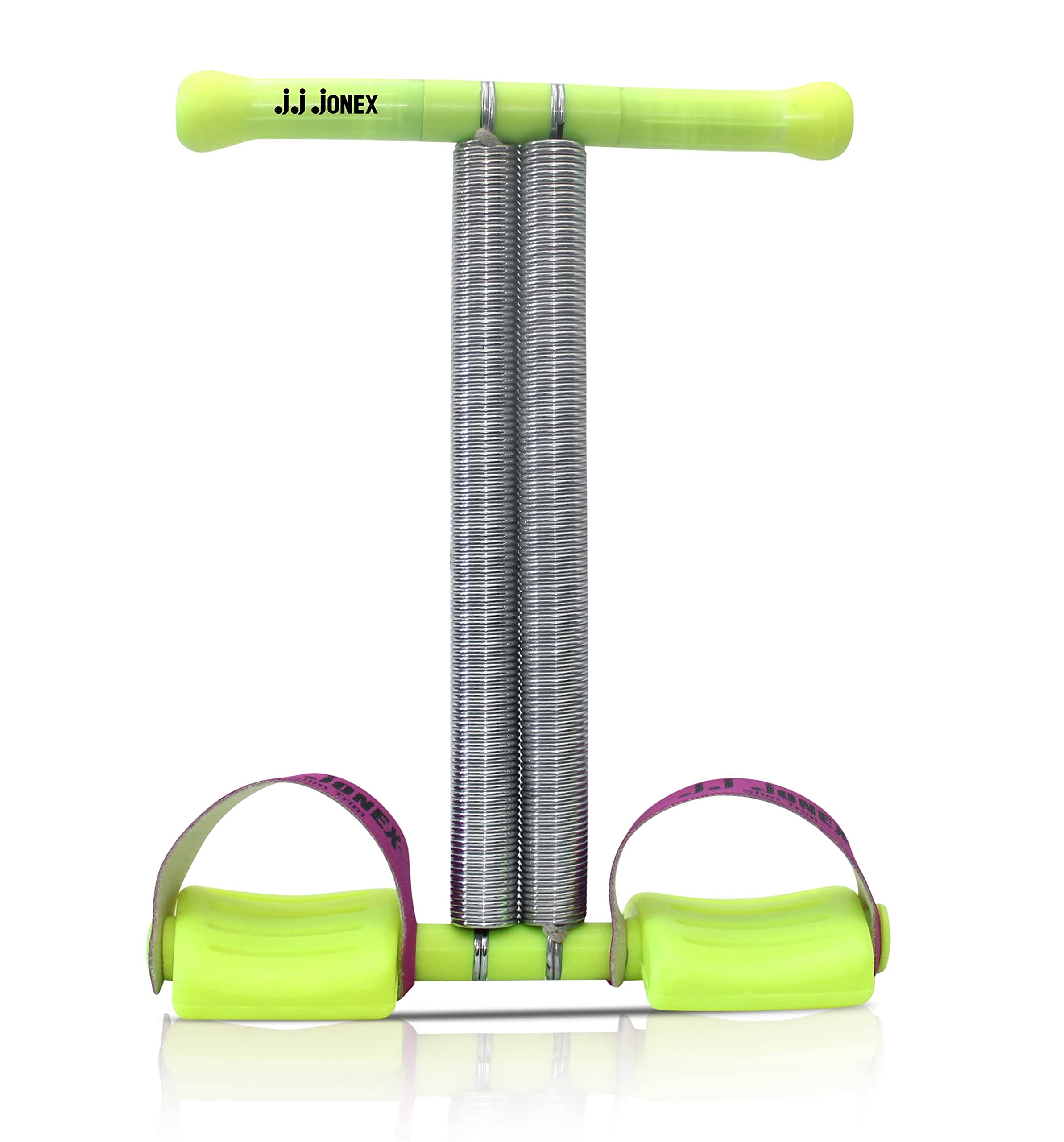JONEX Dual Spring Sit Up Pull Rope - Elastic Tension Fitness Foot Pedal Sit Up Equipment for Abdominal and Leg Exerciser, Tummy Trimmer, Sport Fitness (Made in India), Green (B091NFXJWS) Amazon Price History, Amazon Price Tracker