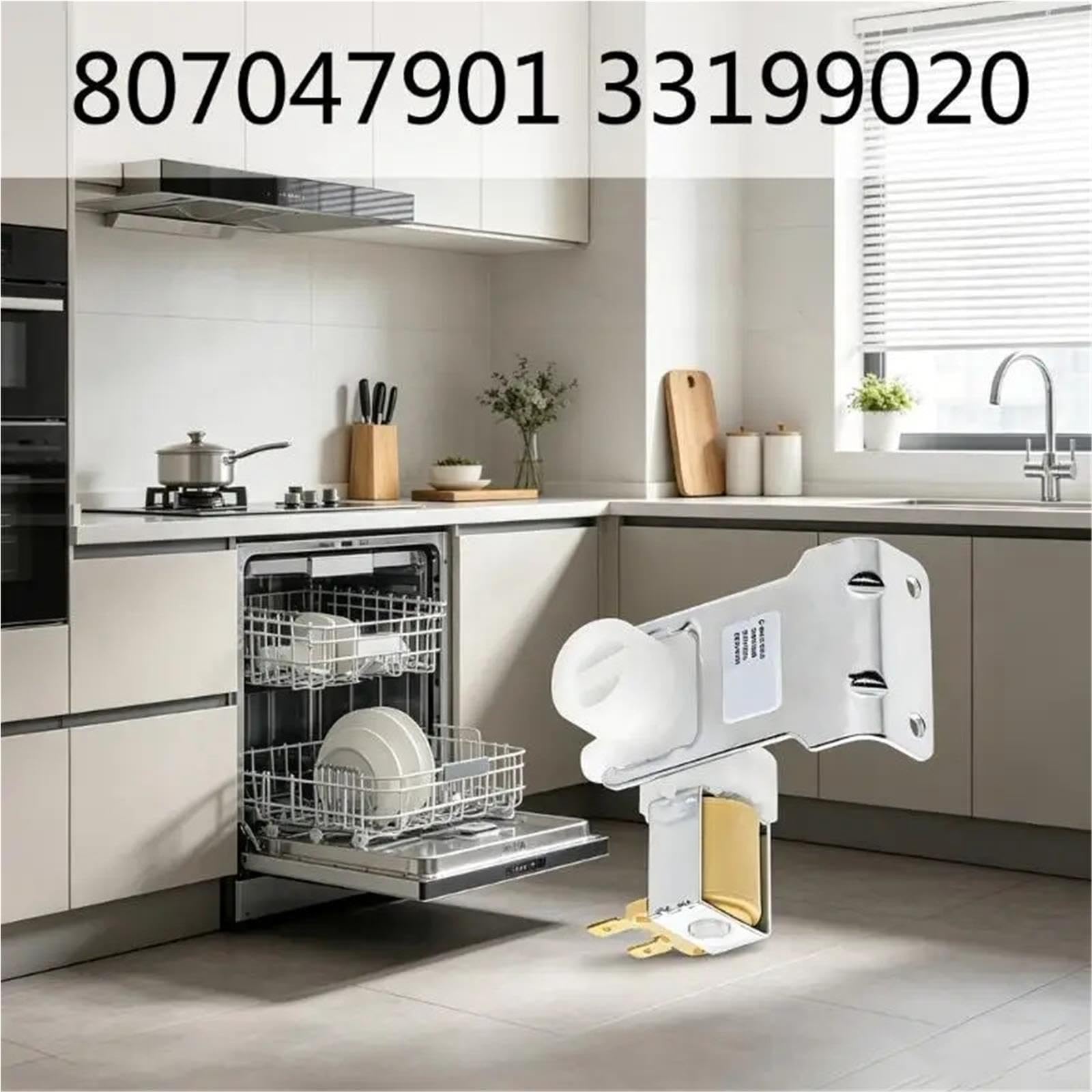 Válvula Entrada Agua 807047901, Compatible Con Kenmore 587.14013415B