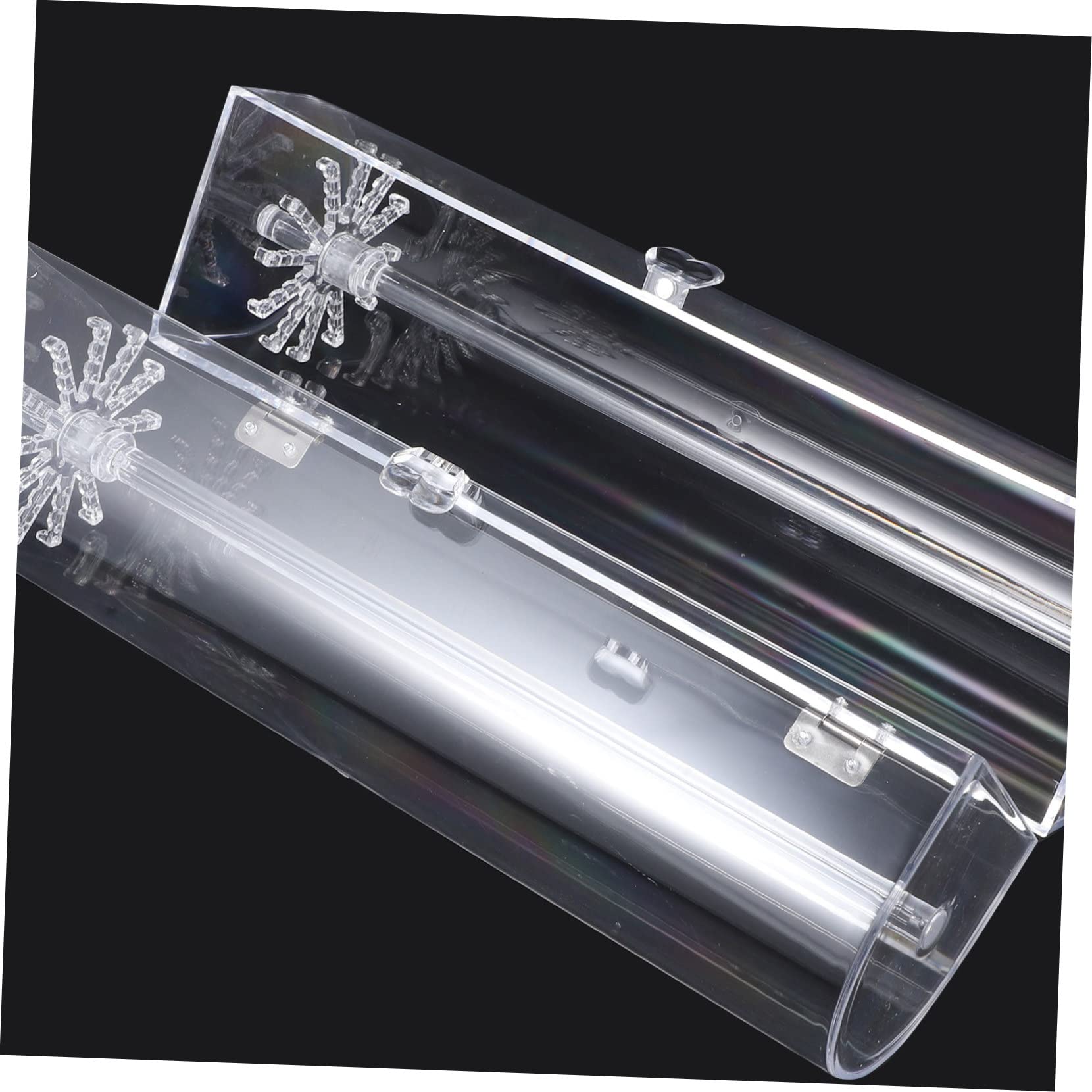 GLEAVI Transparenter Schmuckständer aus Acryl für Halsketten und Ohrringe Schmuckorganizer mit Präsentationsständer Armbandständer zum Aufbewahren und Anzeigen von Schmuck Schmuckregal