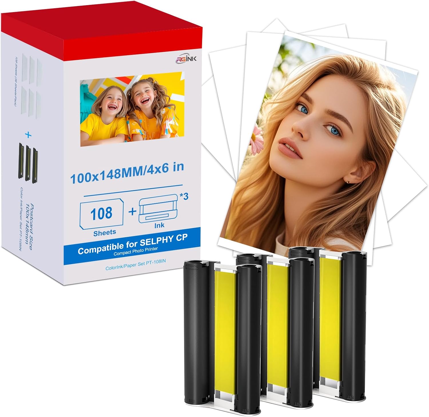 Canon Kp 108in Media Expert Canon KP-108IN Cartouche D'encre 3-couleurs + Papier Photo Canon Selphy