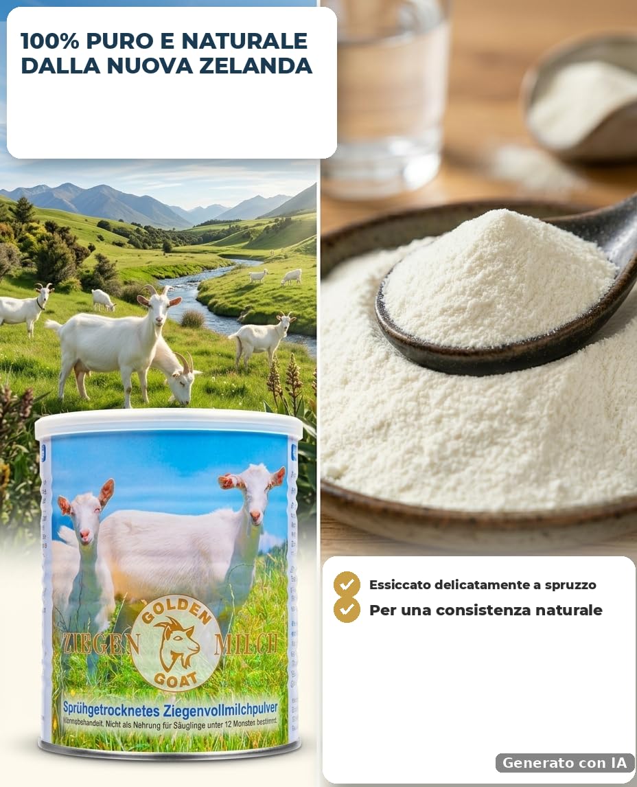 Golden Goat Latte di Capra in Polvere 3x 400g – Nuova Zelanda