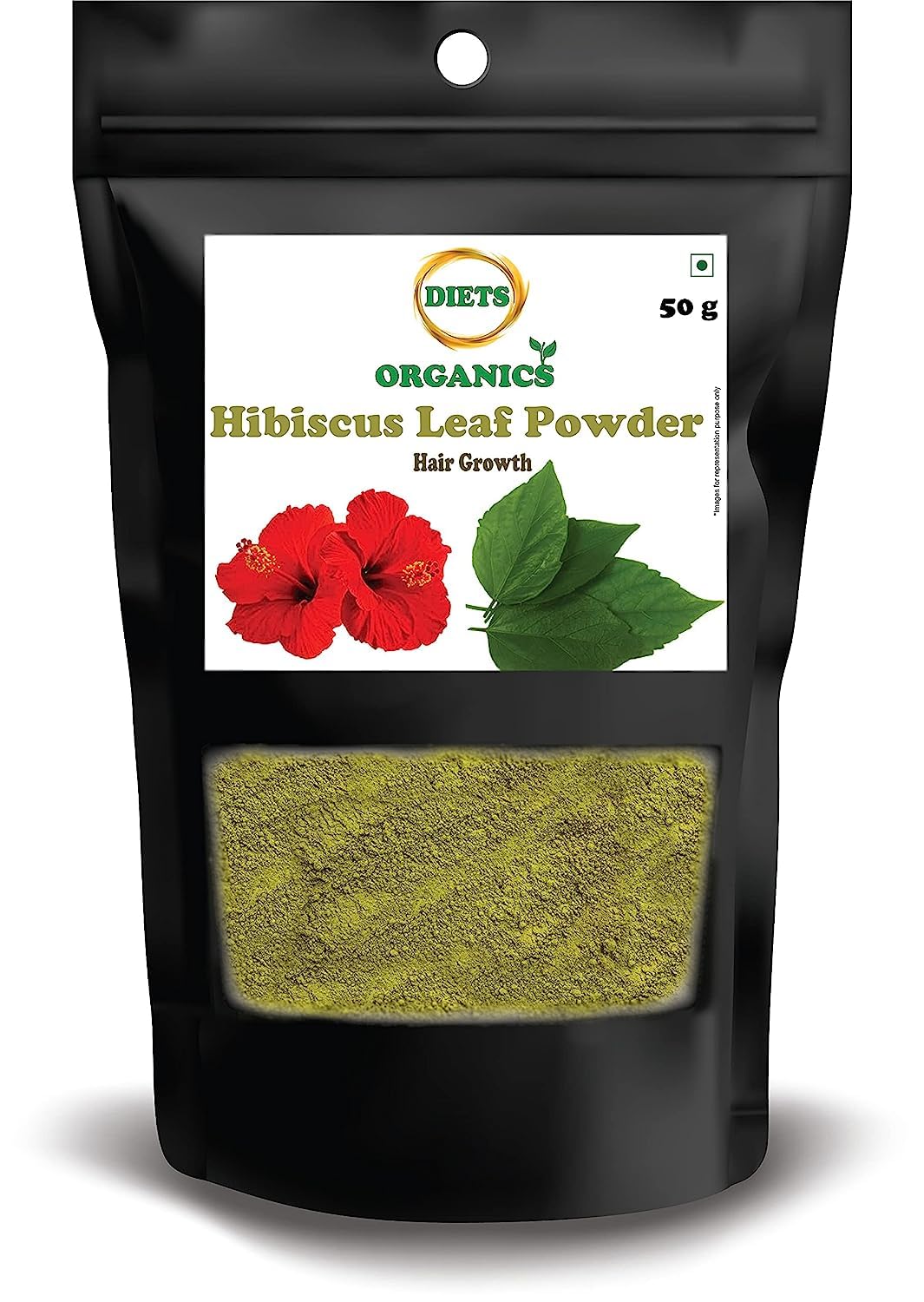 Sheltr Hibiscus leaf powder for hair care-50g - Pack of 2