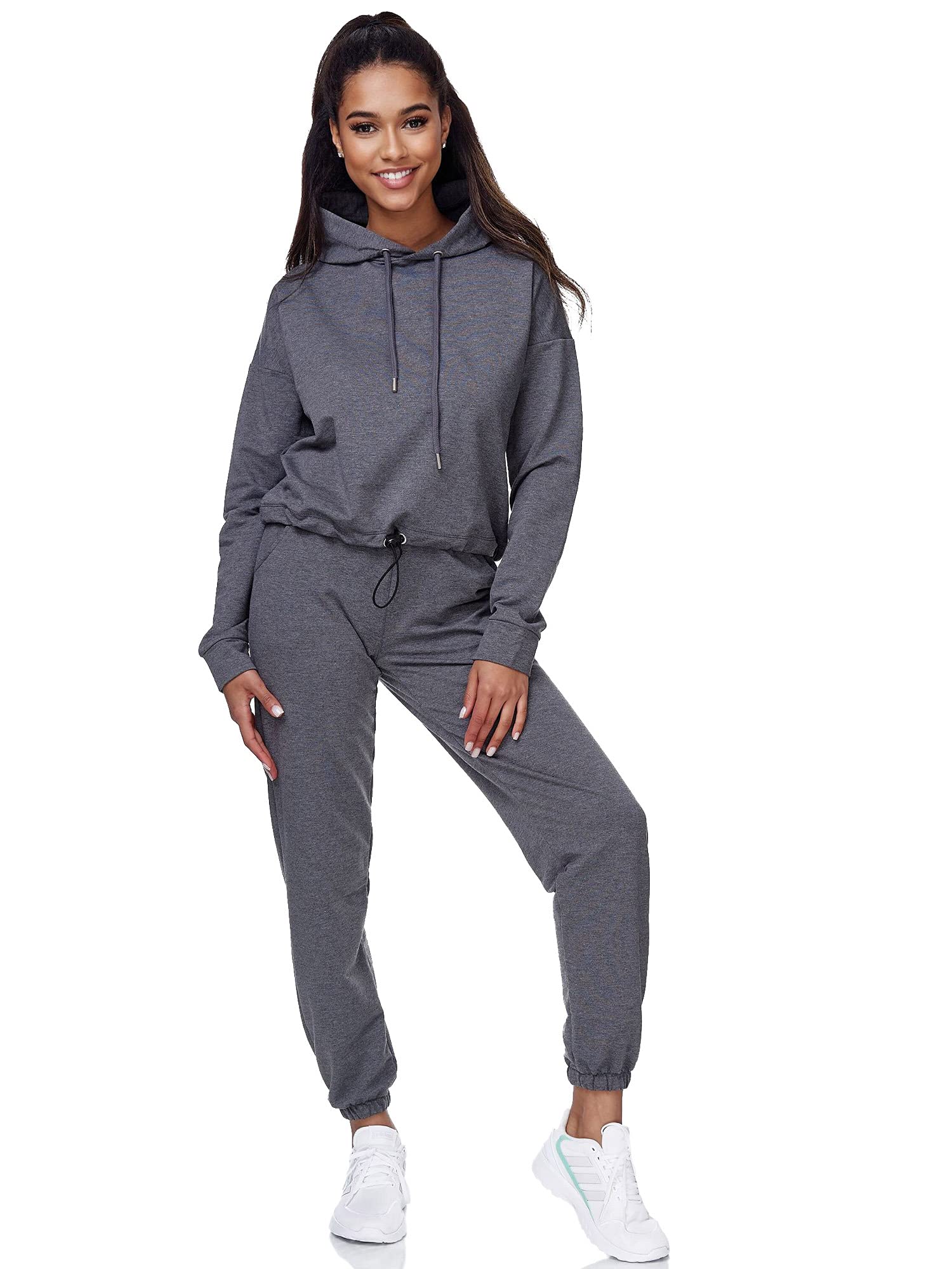 Tazzio Damen Jogginganzug Trainingsanzug Sport Freizeit Hoodie & Jogginghose F200
