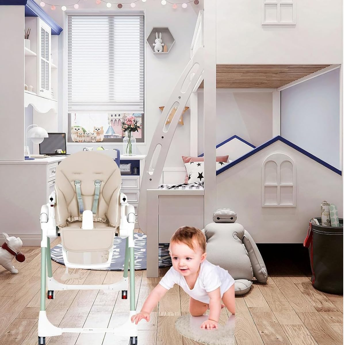 Peg-Perego Siesta-Zero 3 Fodera per seggiolone traspirante grigio chiaro
