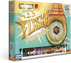 Toyster - Jogo 1 2 3.. Flash! - Jogo de Cartas Dinâmico, Rápido e Estratégico para Famílias - Game Office