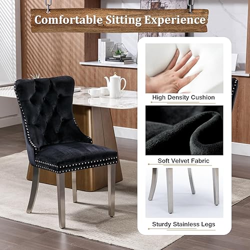Miniatura 6 de SSLine Juego de mesas de comedor extensibles de 94.5 pulgadas para 6 personas, juego de mesa de comedor de 7 piezas, modernas mesas de cocina Blanco