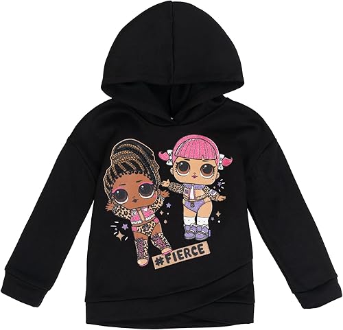 Vista 3 de L.O.L. Surprise! Roller Sk8er Daring Diva Diva - Conjunto de sudadera con capucha y leggings de forro polar para niñas pequeñas y grandes