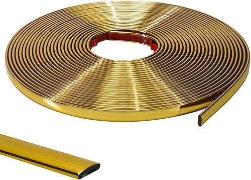 Miniatura 7 de Moldura de 32.8 pies, impermeable, multicolor para paredes, bordes, marcos de ventanas, azulejos de salpicaduras, moldura flexible y autoadhesiva