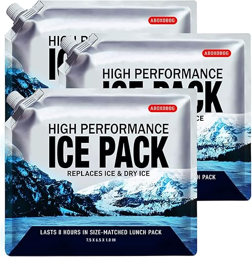 Bolsas de hielo reutilizables para enfriadores, paquetes de congelación de gel de larga duración para bolsas más frías, lonchera, bolsa enfriadora,