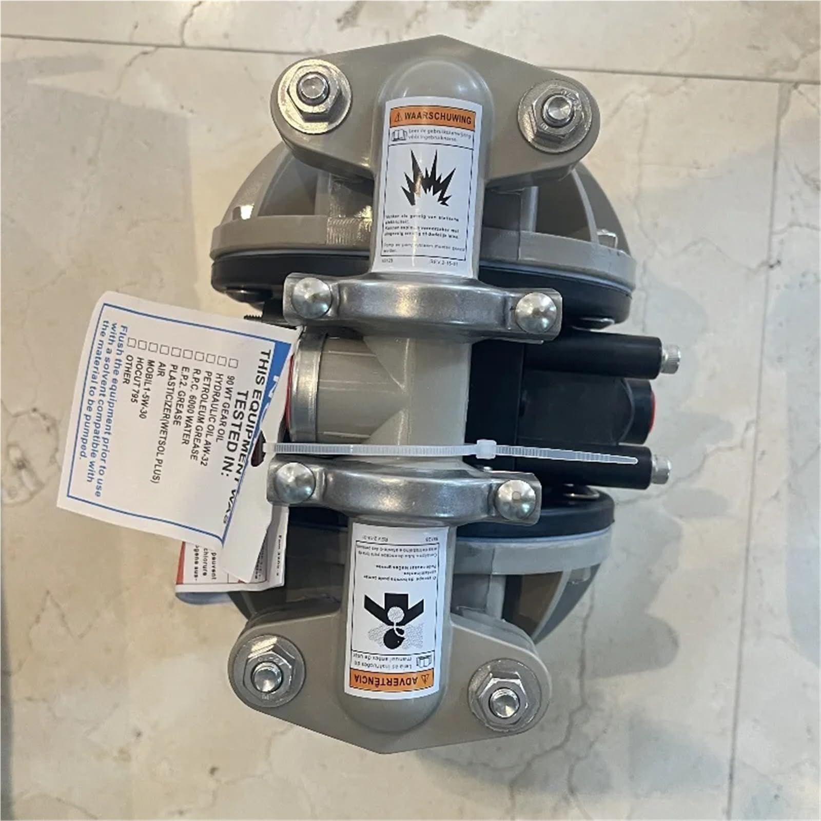 Pompes à eau pneumatiques double membrane en polypropylène de 1/2 po,Système de contrôle des processus