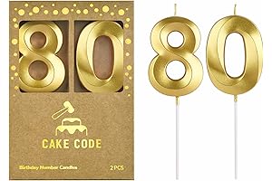 Celebrate Milestones with Elegance: 80th Birthday Diamond Candles