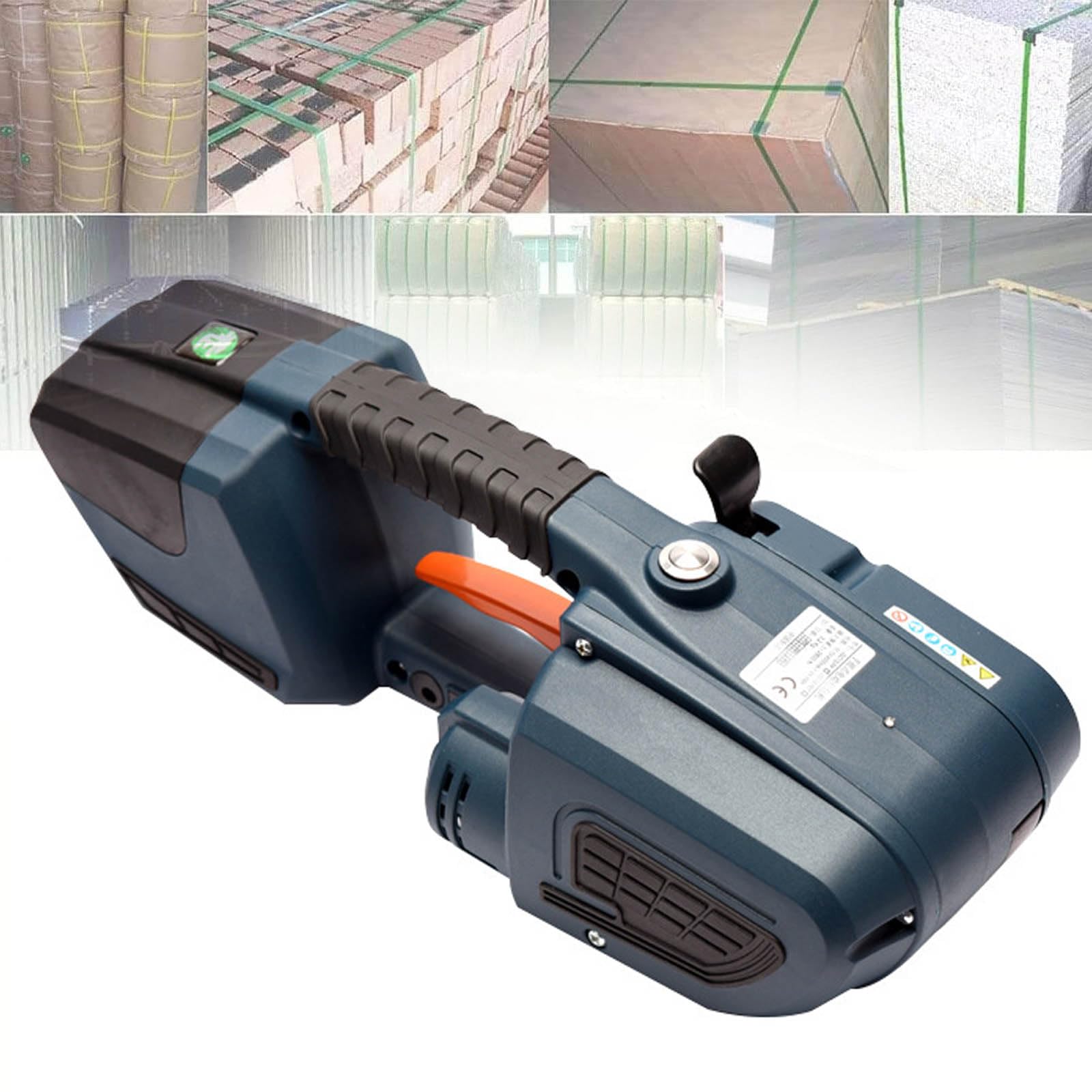 Eiwitany Automatic Strapping Machine for 1/2-5/8 Inch PP/PET, Strong Welding, Packaging for Logistics Warehouses, Supermarkets, and E-commerce