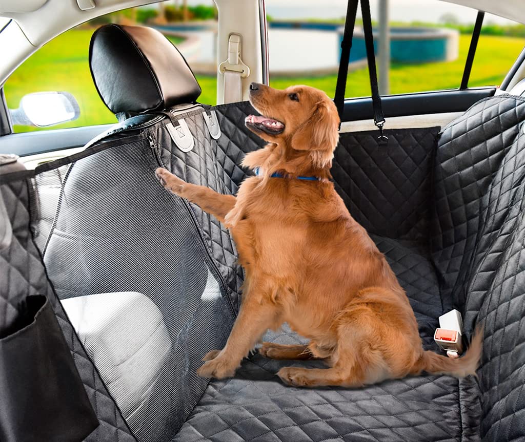 Funda para Asiento de Coche para Perros Hamaca Travel Dog Car Tapa de Asiento del Coche for el Coche Trasero Trasero Asiento Pet Pear Porte Bolsas Protector MACKET Anterior MACKET Cat Dog Mat
