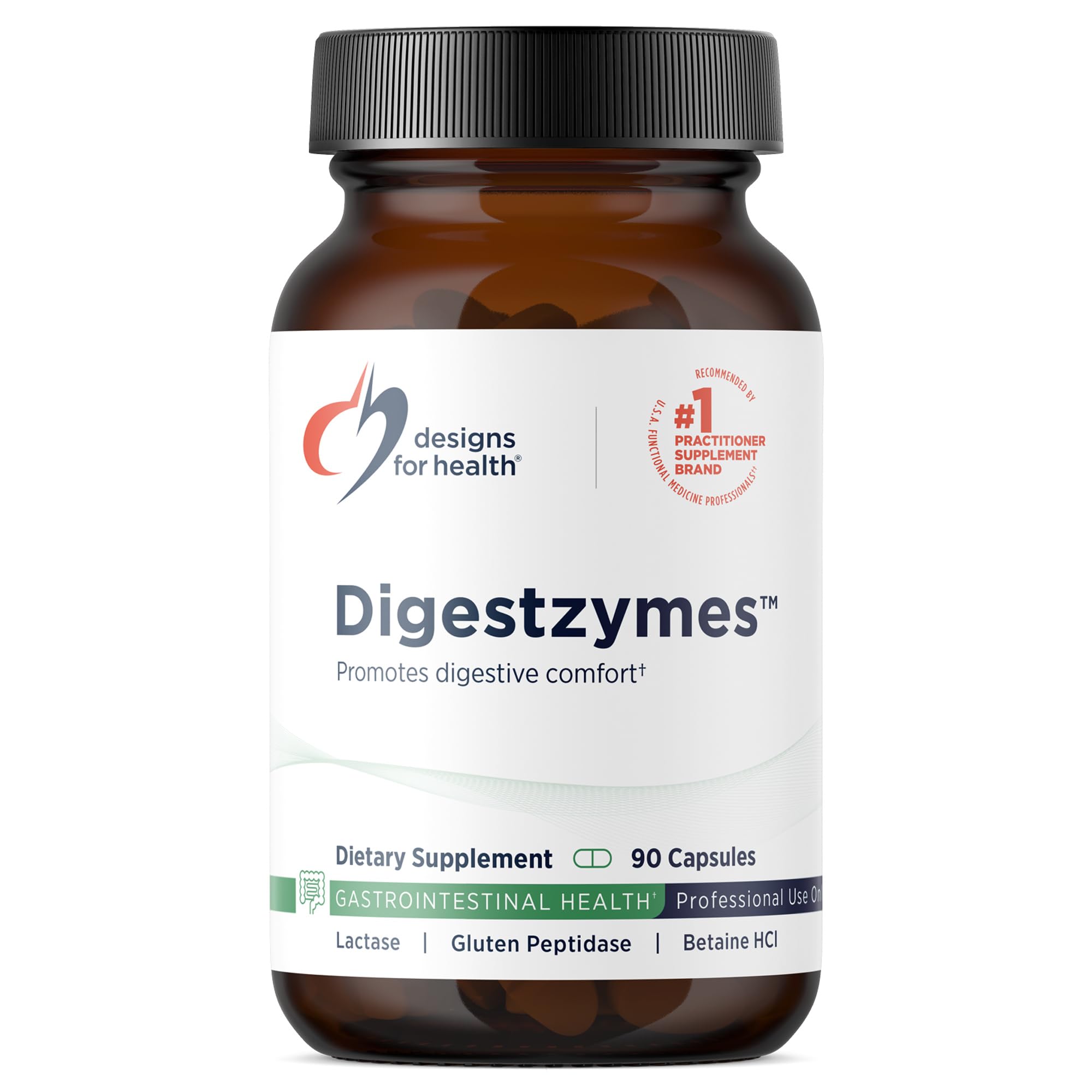 Digestzymes Digestive Enzyme Complex Supplement (380mg - 90 Capsules - 3 Month Supply) - Blend of Digestive Enzymes to Digest Protein, Dairy, Carbs & Fat – Suitable for Those with Gas & Bloating