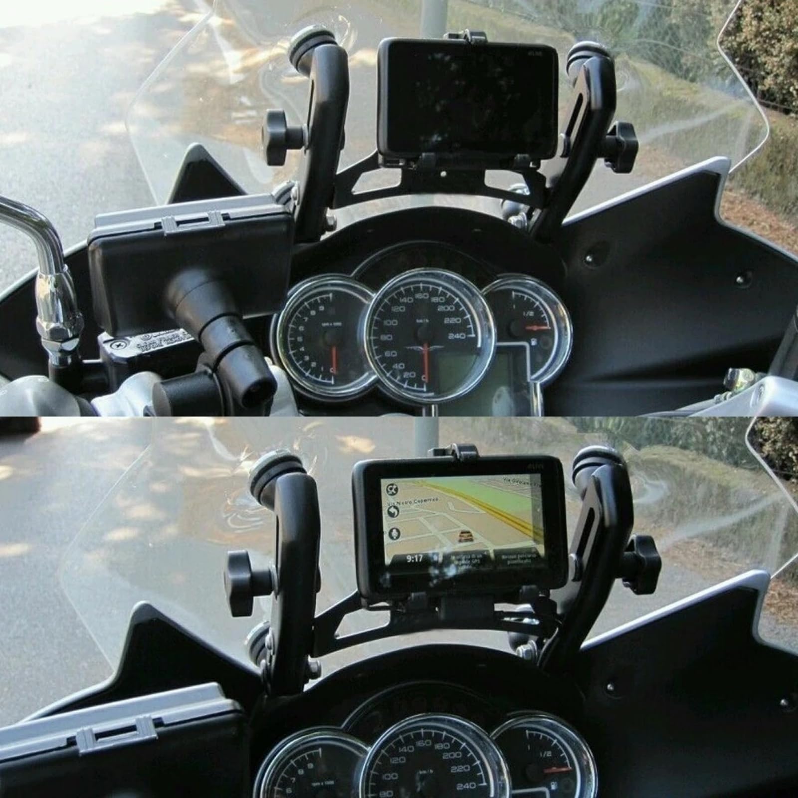 Soporte navegación para Guzzi para Norge 1200 GT para Stelvio NTX
