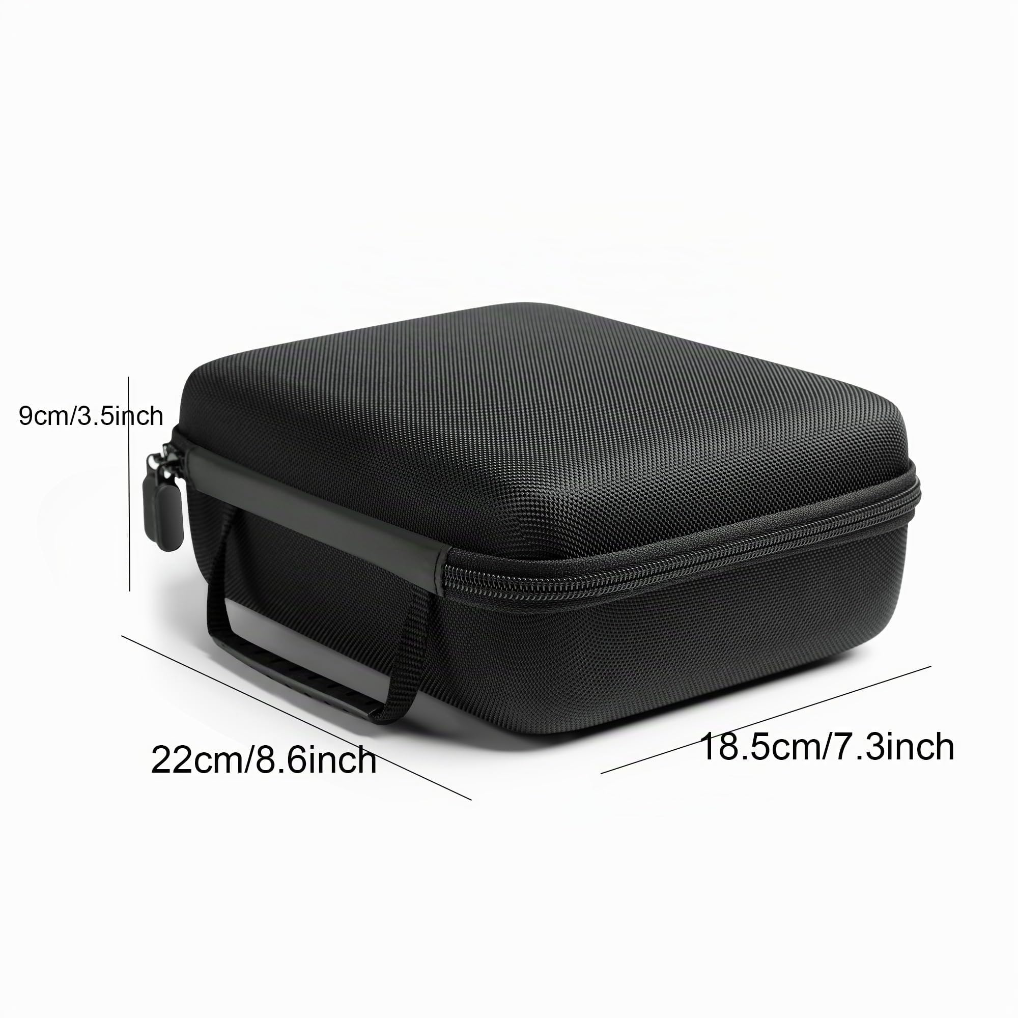 Étui de voyage rigide à 6 emplacements pour montres pour homme, boîte rigide pour affichage et organisation (noir, 6 emplacements avec 2 compartiments)