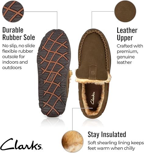 Vista 2 de Clarks Men's, Venetian Moccasin Slipper