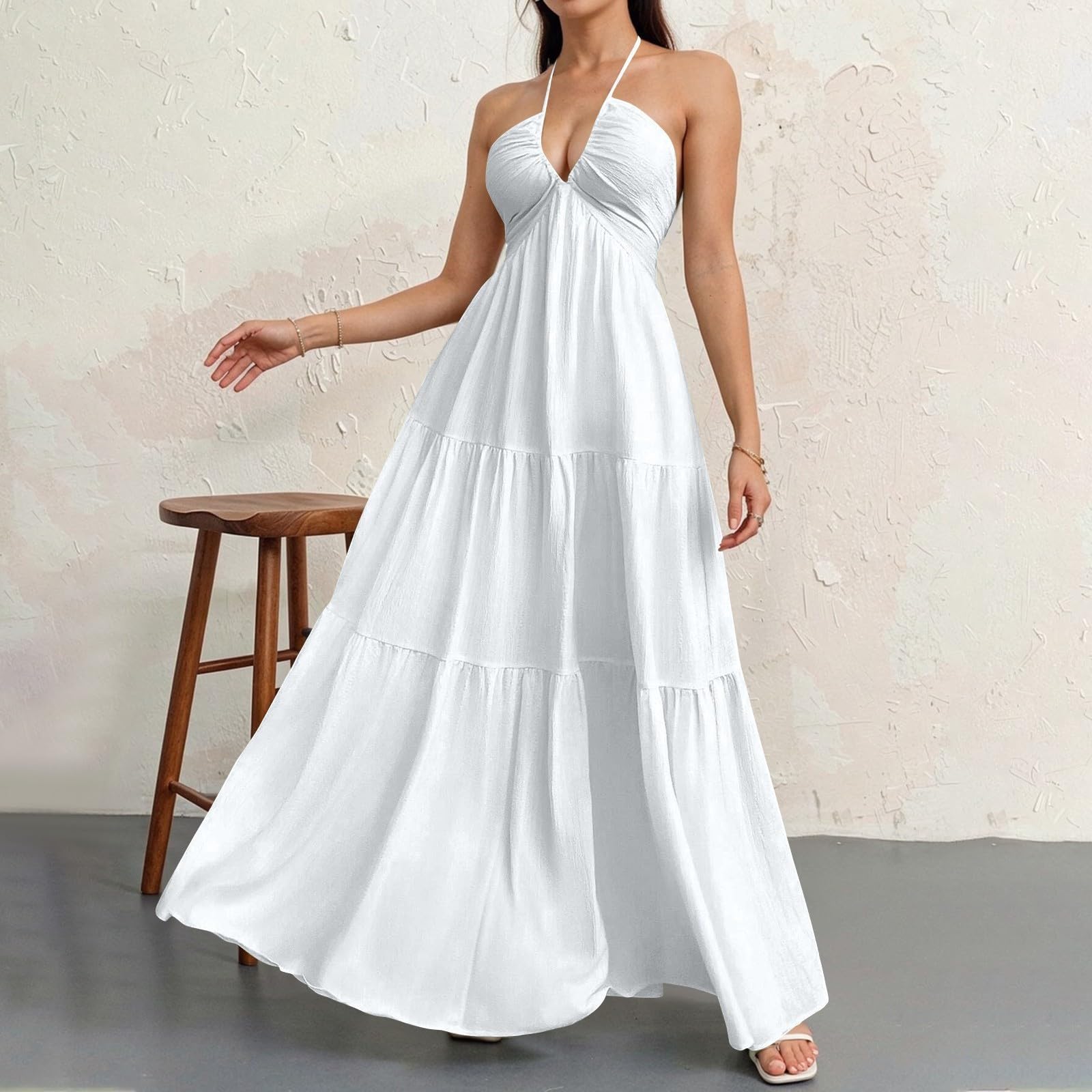 Verano para Mujer Mangas Cortas Casual Vestidos Elegante Suelto Vestido de Playavestido de mujerModerno y verstil