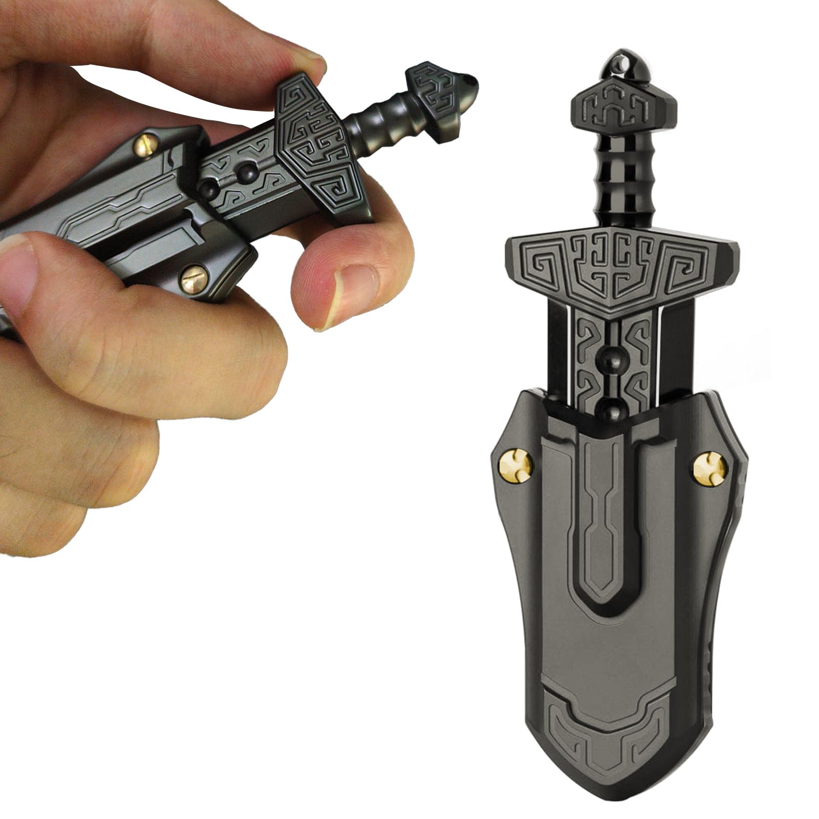SKEDC Sword Fidget Slider, EDC Fidget Sword Fidget Toys for Adults