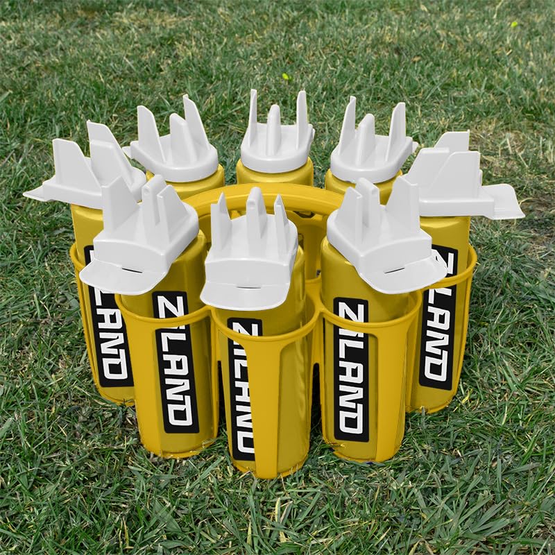 Ziland Hybrid Water Bottle Set (Yellow/White - Yellow Carrier) — image 1