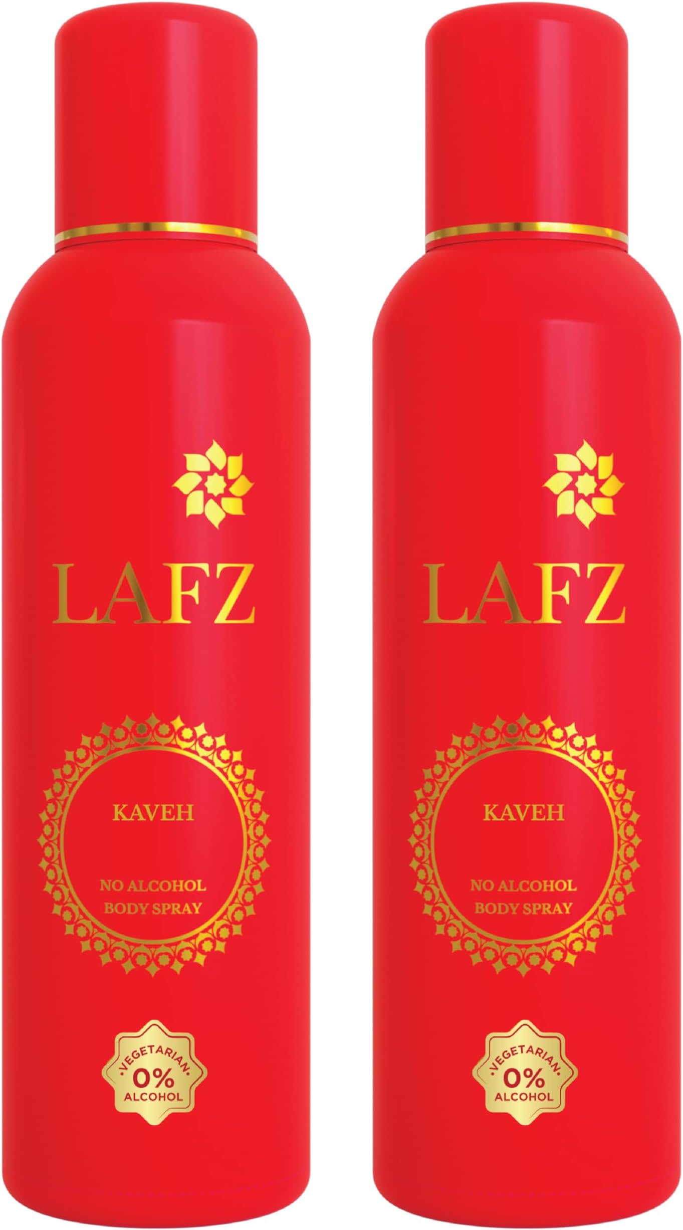 LAFZ No Alcohol Deodorant Body Spray For Men & Women, Combos (Kaveh Pack of 2)