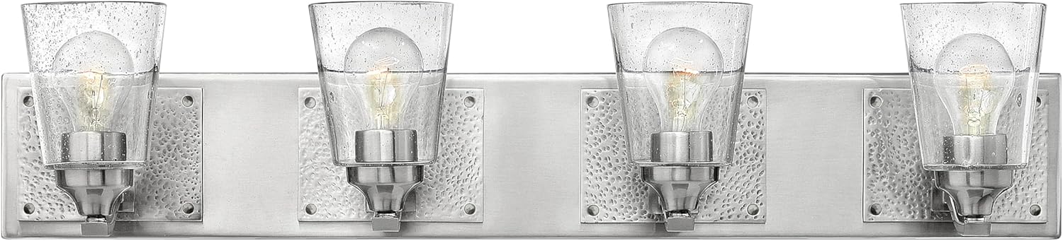 Hinkley Jackson Collection Transitional Four Light Bathroom Vanity Fixture, Buckeye Bronze (51824KZ)