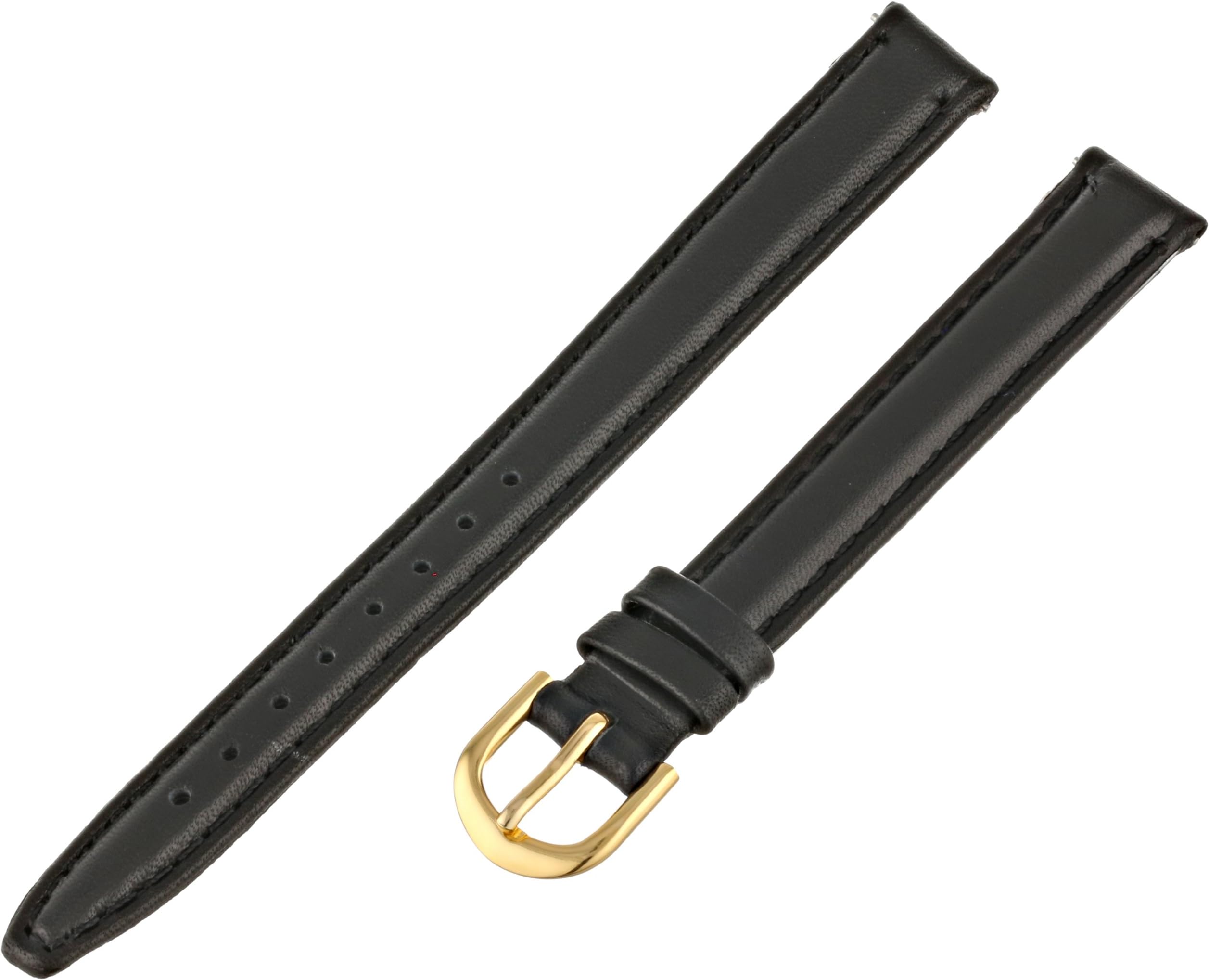 Voguestrap TX39311Bk Allstrap 11mm Black Regular-Length Genuine Calf Watchband