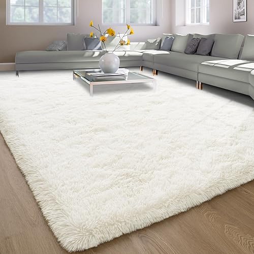 Miniatura 9 de OHWPEAT Alfombras mullidas para sala de estar, color verde turquesa, de 6 x 9 pulgadas, alfombras de felpa para habitación de niñas, niños,