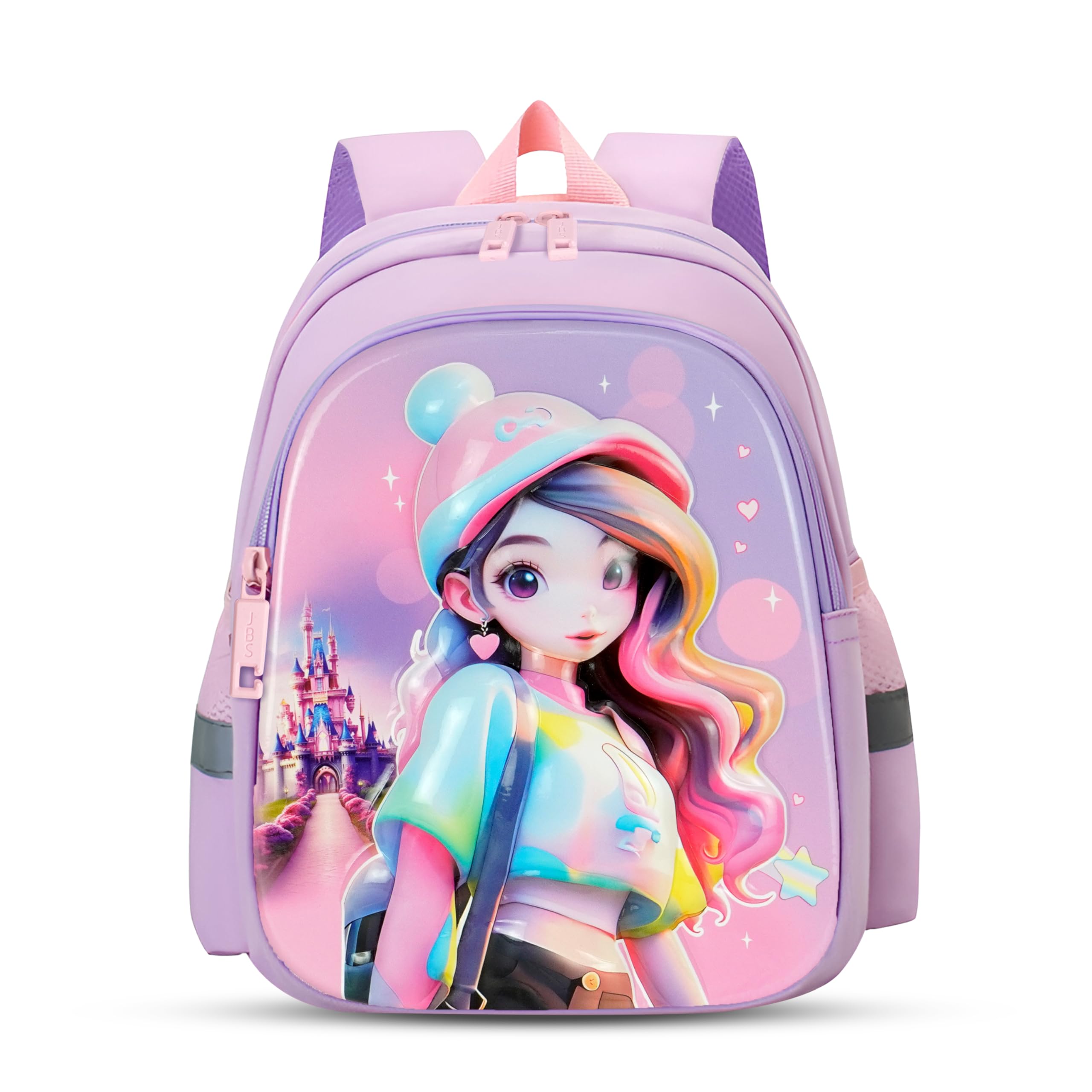 Anime Girl Backpack for Kids, Sturdy and Water-Resistant, Ideal Backpack for 3-5 Year Young Boys and Girls, Great for Birthdays