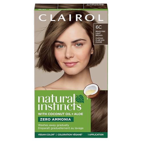 Clairol Natural Instincts Demi-Permanent Hair Dye 6C Light Brown