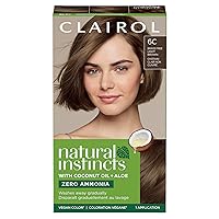 Vista 26 de Clairol Natural Instincts - Tinte semipermanente para el cabello, color castaño oscuro, paquete de 1 unidad
