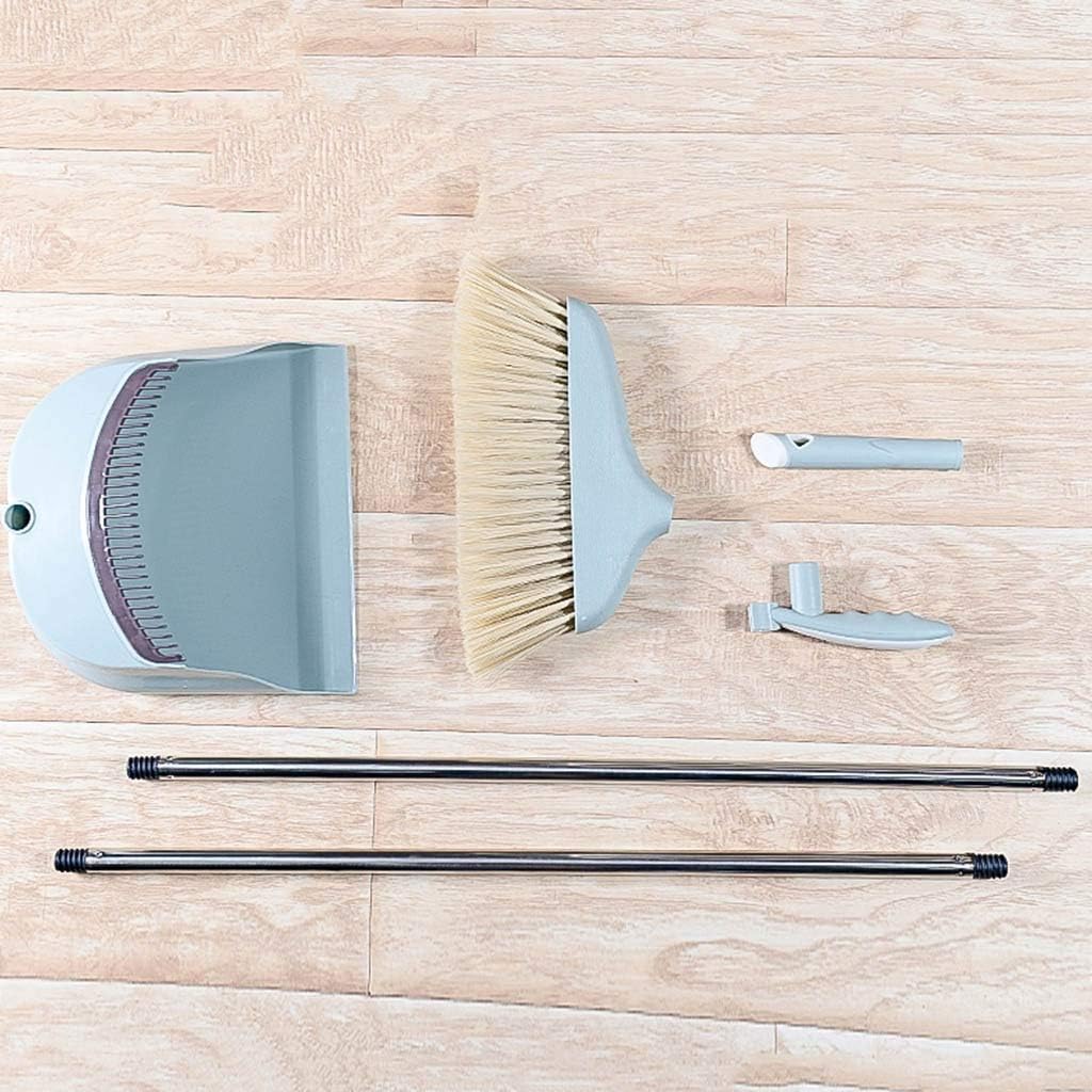 and Dustpans Sets, 90cm Extra Long Handle Grips Sweep Set Lobby Home Kitchen Office Commercial Hardwood Floor Use Dustpan Sweepers