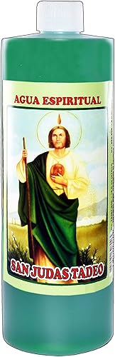 1 botella de agua espiritual de San Jude - San Judas Agua Espírital de 16 onzas, WICCA-MAGICK-PAGAN