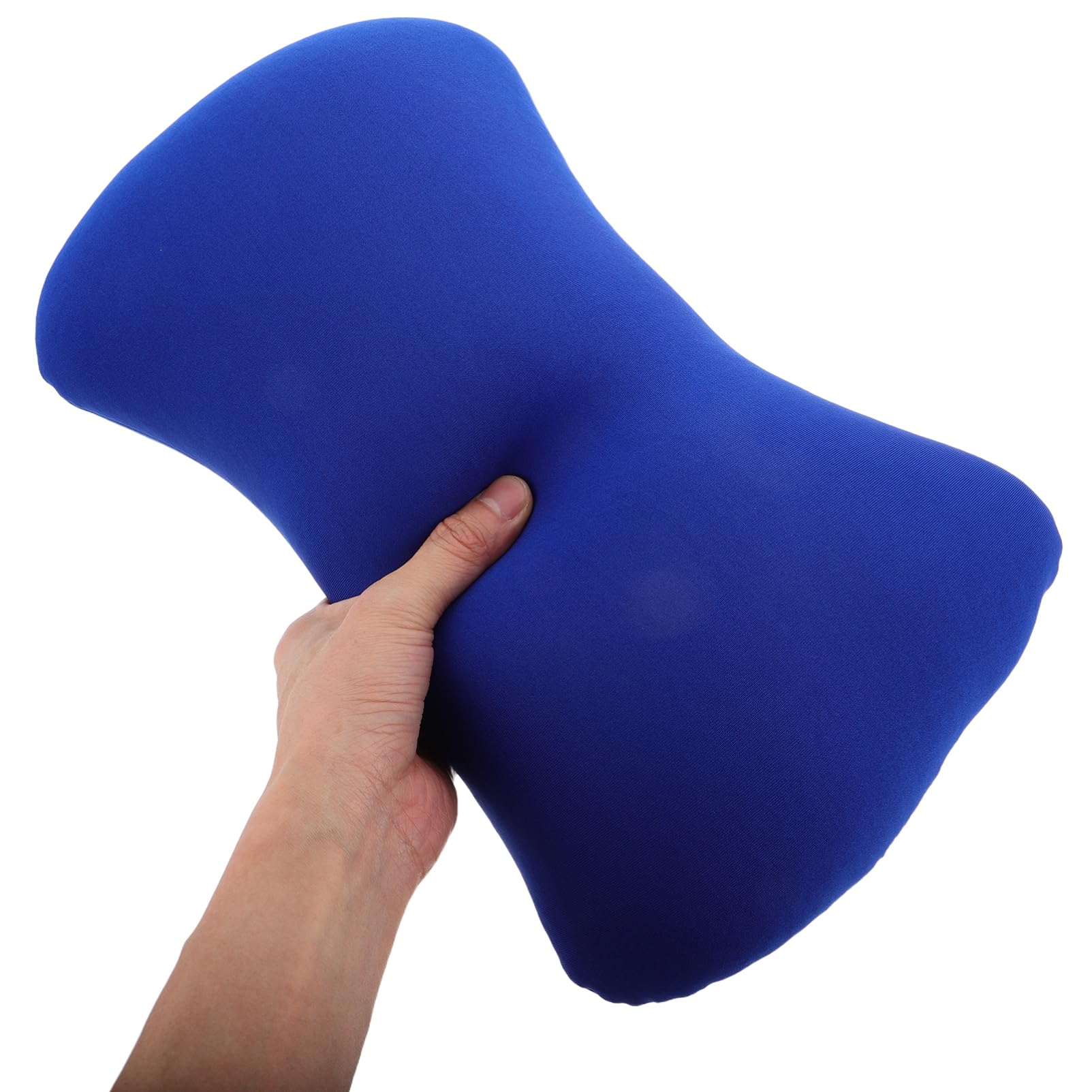 Almohada de Viaje Compacta Diseño Multifuncional de Espuma y Partículas en Forma de Hueso, Portátil y Lavable para Cuello y Lumbar en Actividades al Aire Libre
